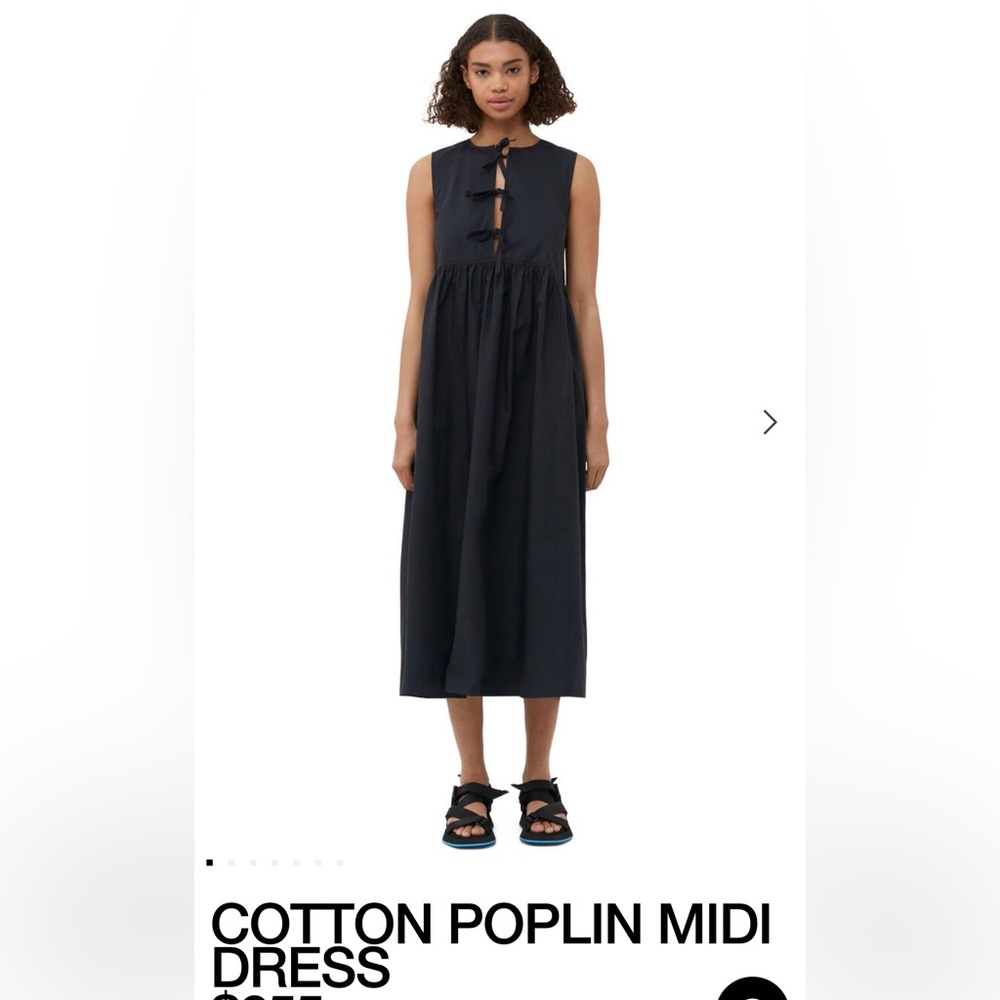 Ganni Cotton Midi Dress